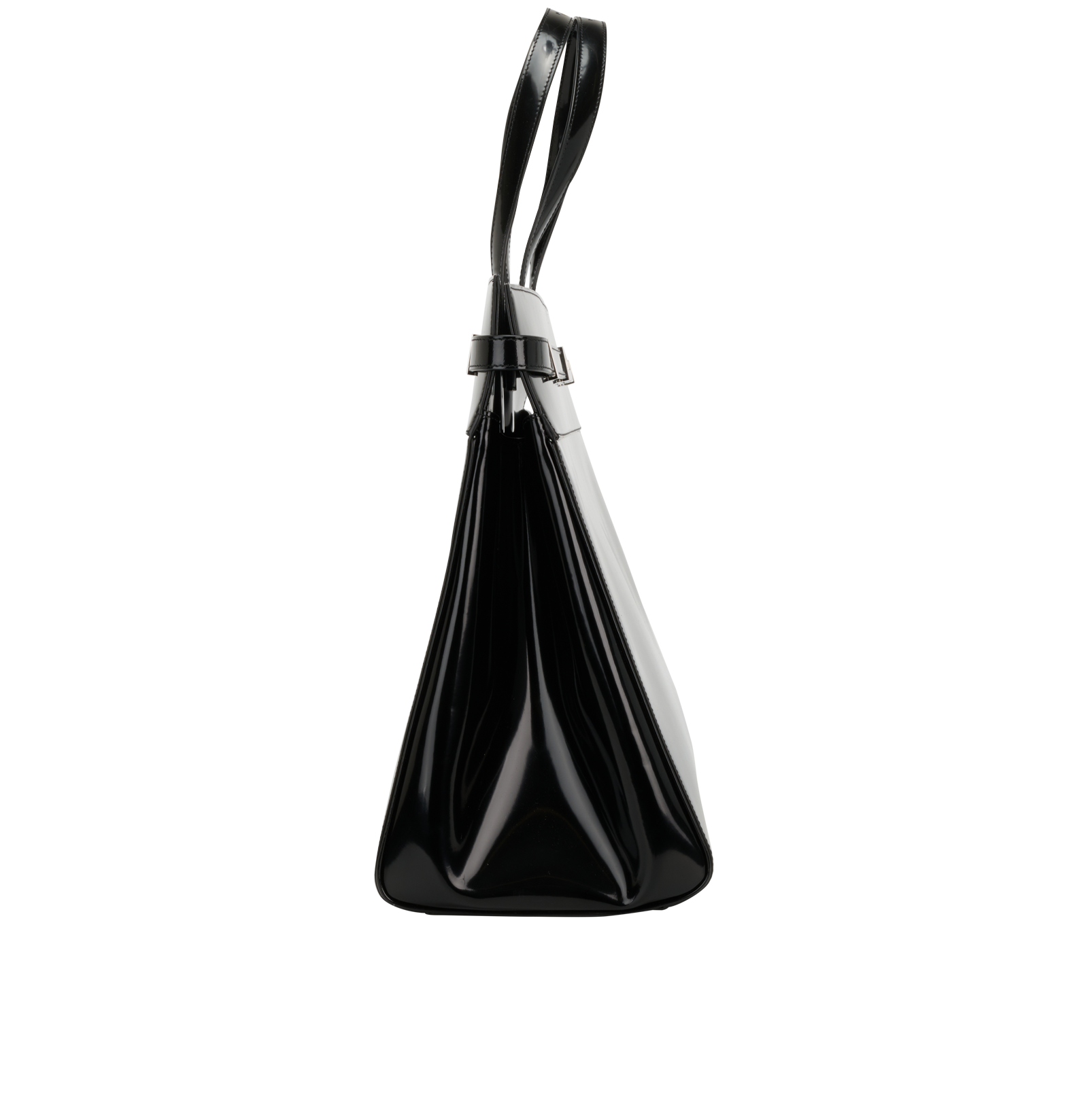 Large Manhattan, &pound;1,500, Handbags, Black, Leather, Side view